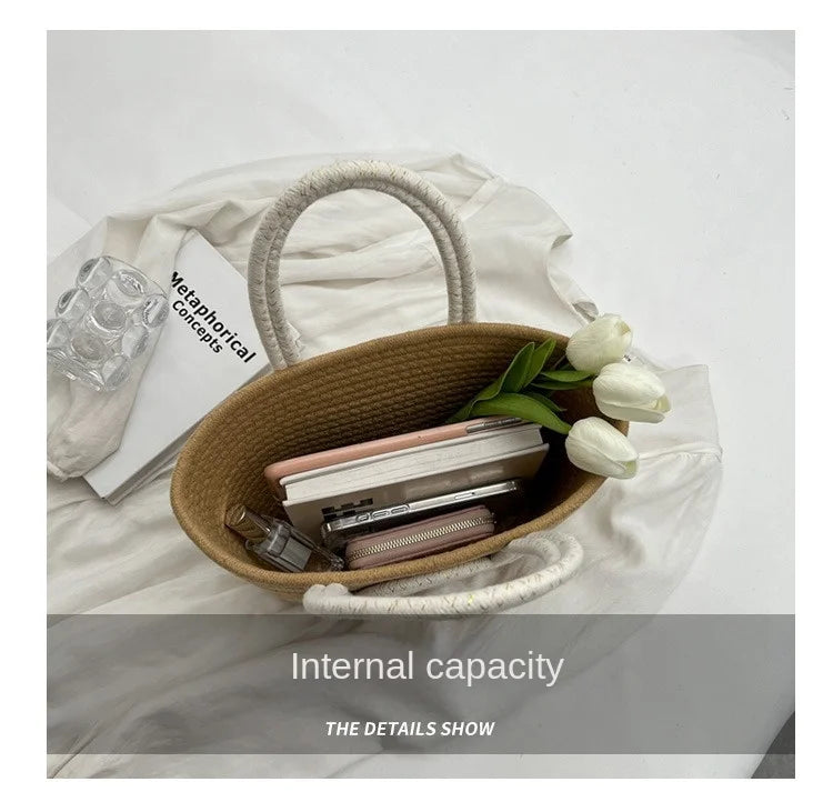 Skopelos - Woven Bucket Bag