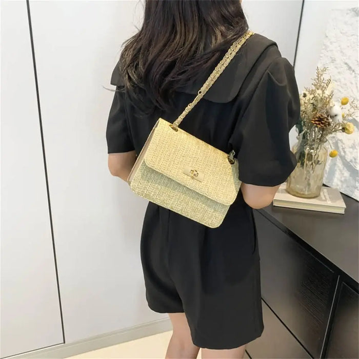 Ospedaletti - Rattan Crossbody Bag