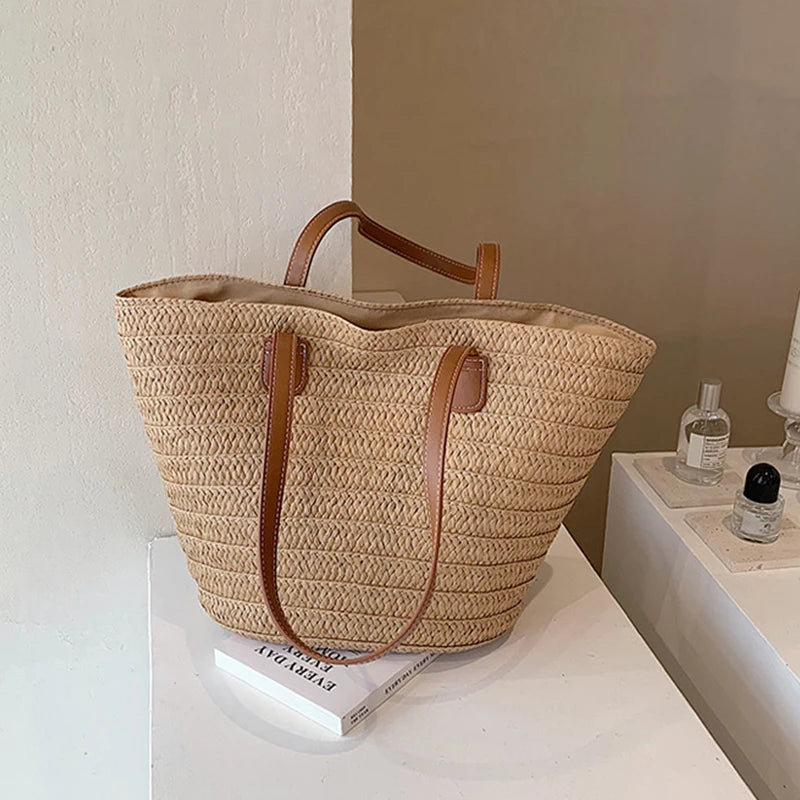 Kardamyli - Straw Beach Tote
