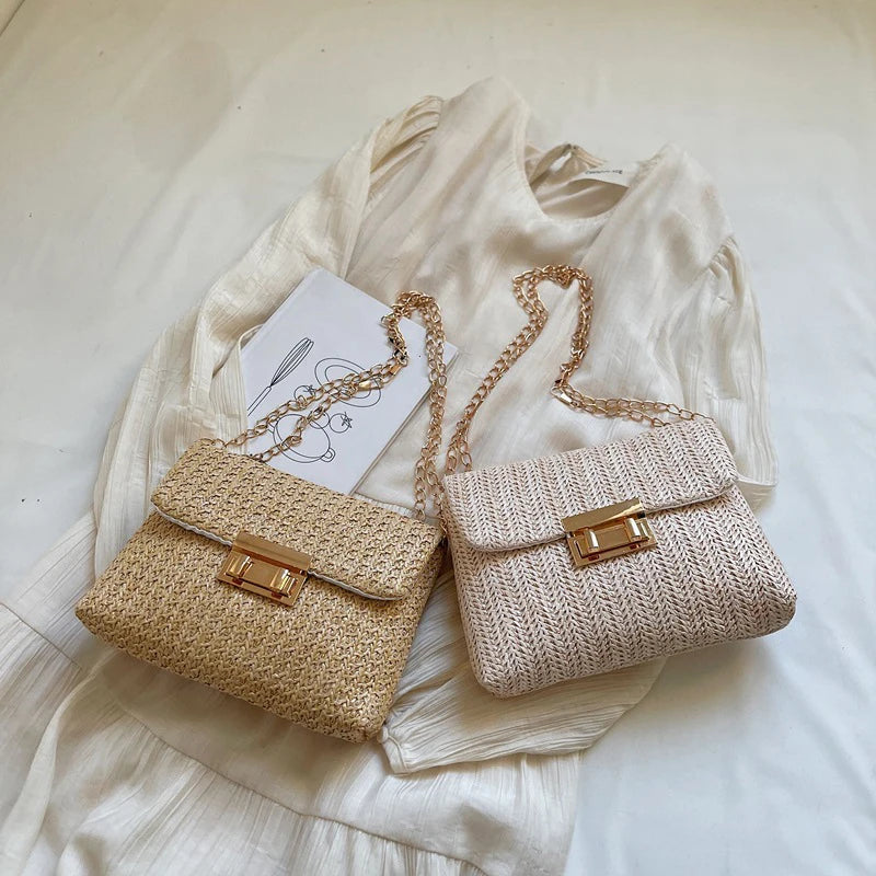 Villasimius - Straw Crossbody Bag