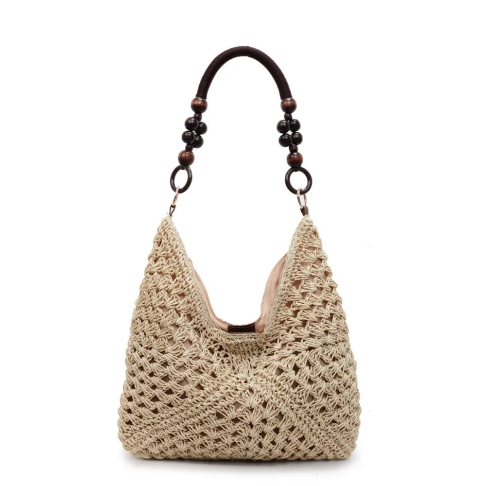 Chia - Straw Bucket Bag