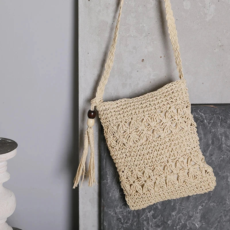 Getaria - Straw Crossbody Bag