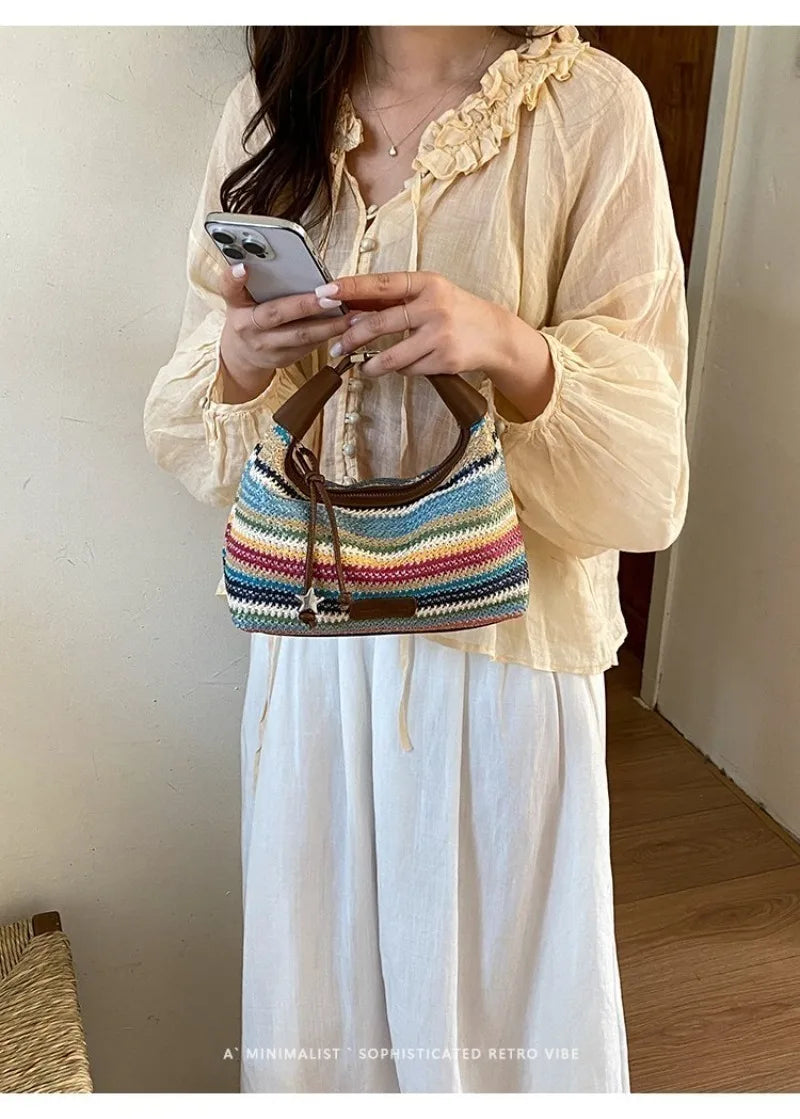 Trani - Straw Shoulder Bag