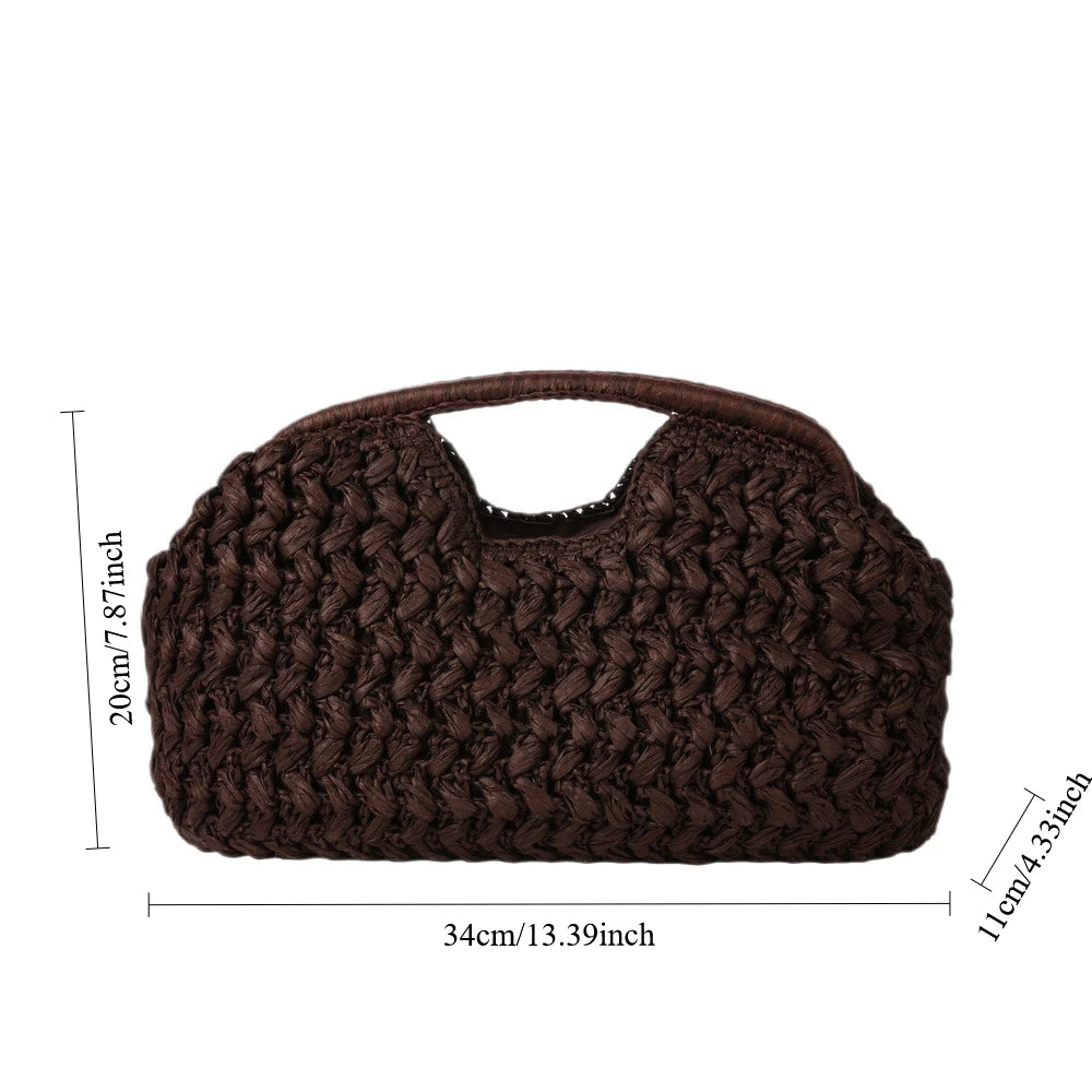 Cagliari - Rattan Clutch