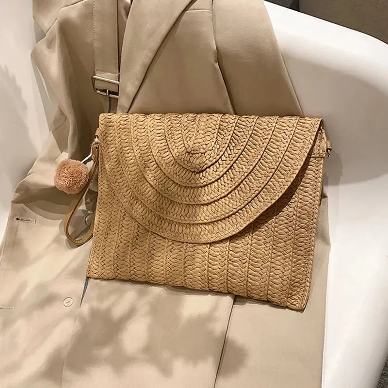 Skiathos - Straw Clutch