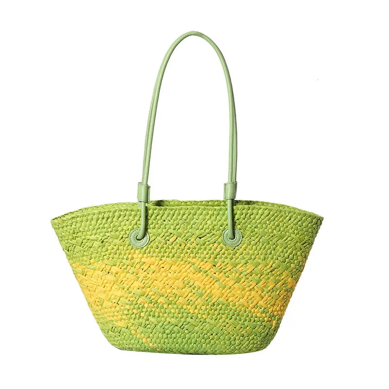 Pizzo - Straw Bucket Bag