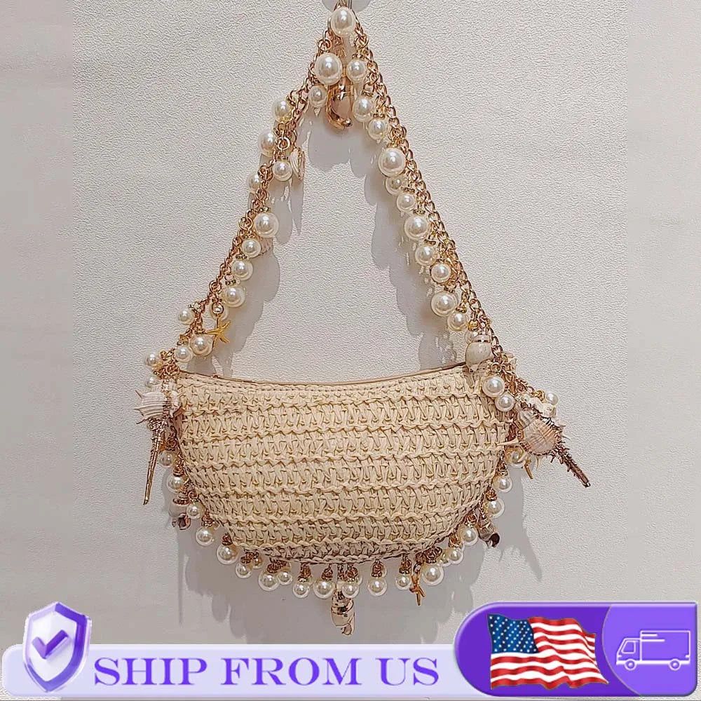 Boccadasse - Straw Crossbody Bag