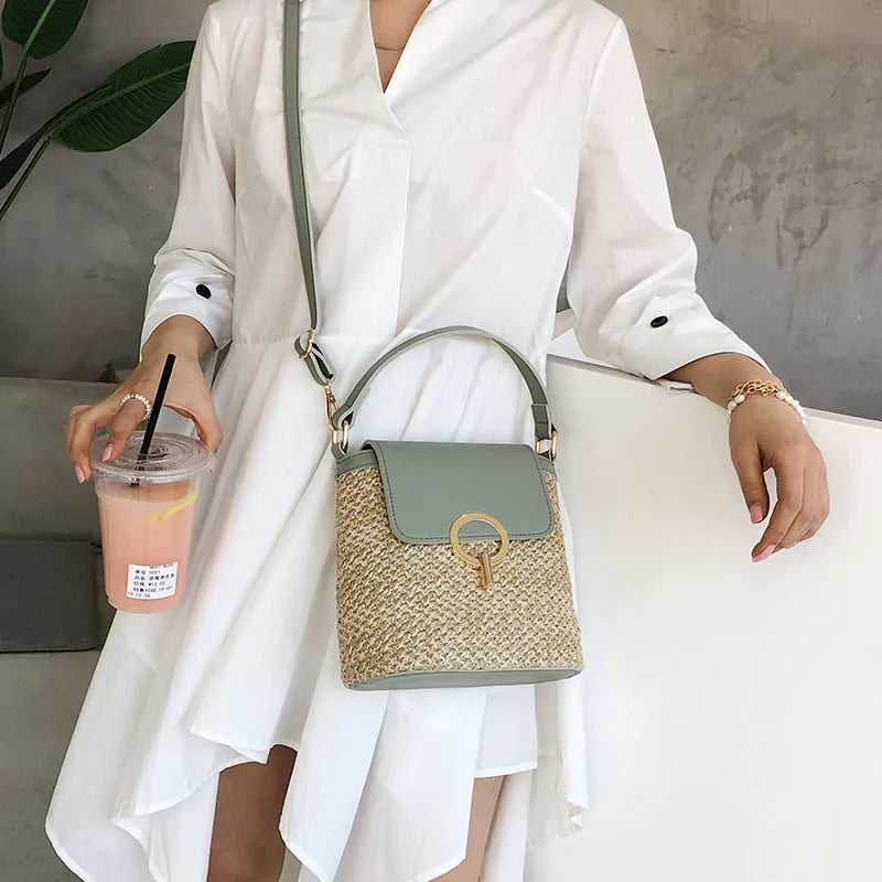 Caprera - Rattan Crossbody Bag