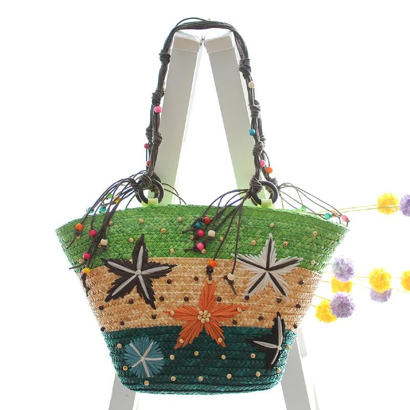 Sibenik - Straw Bucket Bag