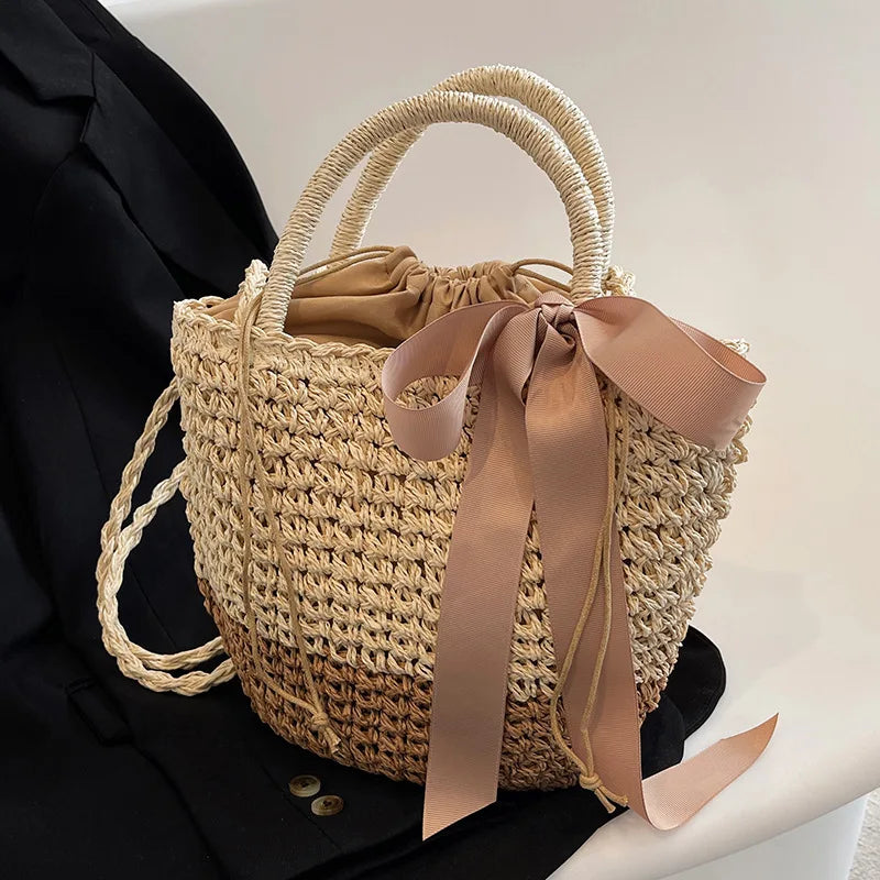 Stintino - Straw Crossbody Bag