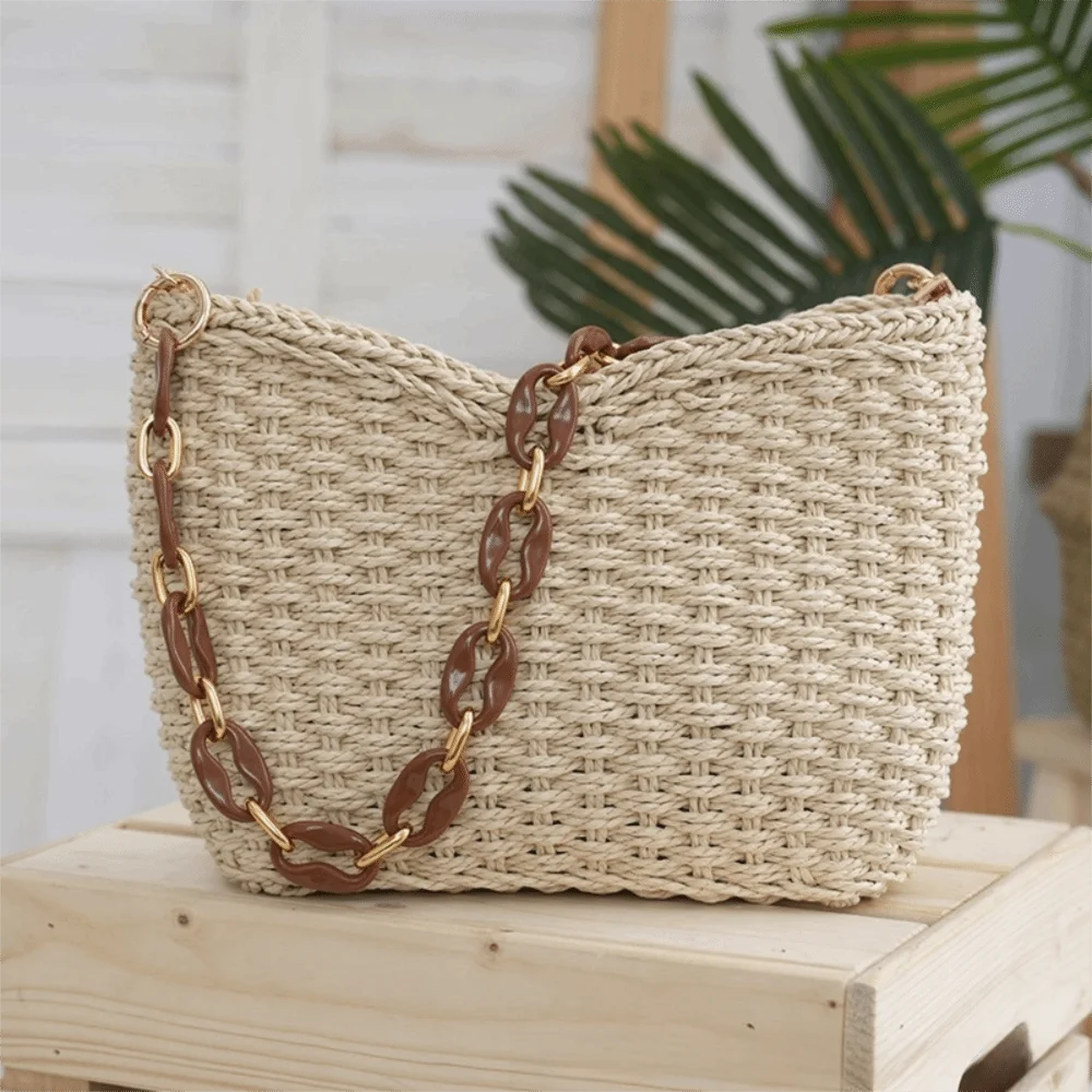 Paxos - Straw Beach Tote