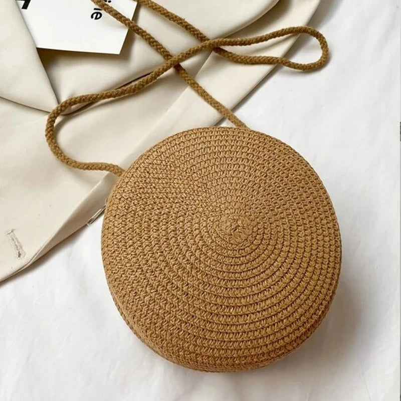 Portovesme - Straw Crossbody Bag