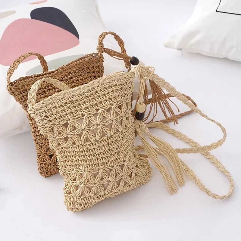 Getaria - Straw Crossbody Bag