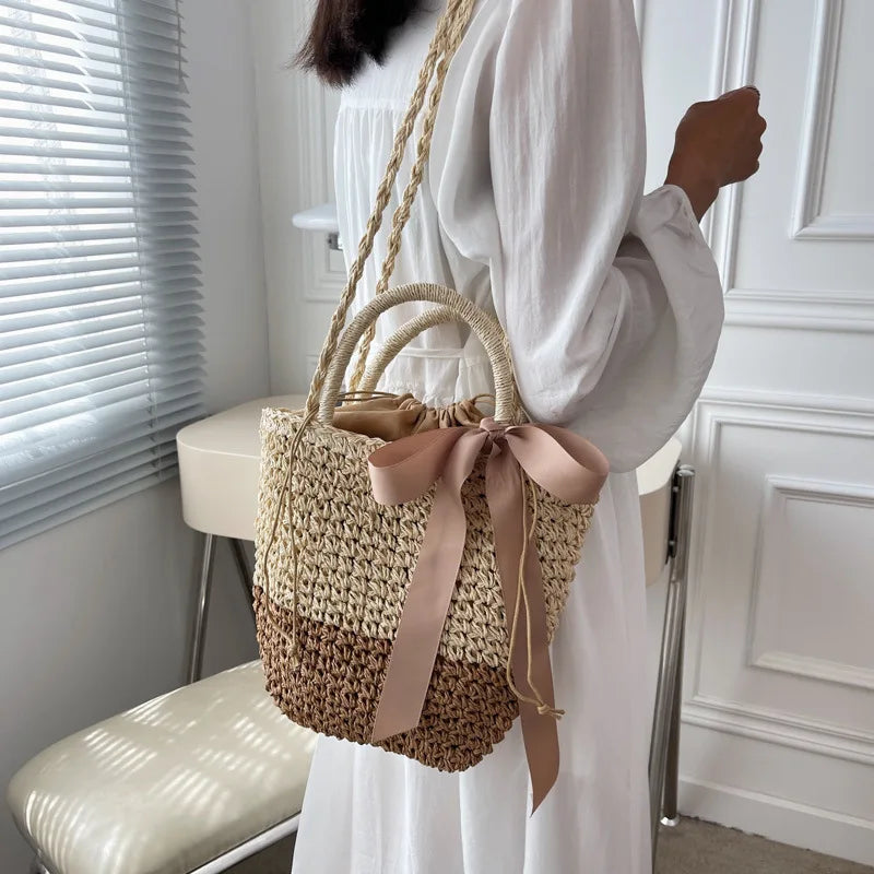 Stintino - Straw Crossbody Bag