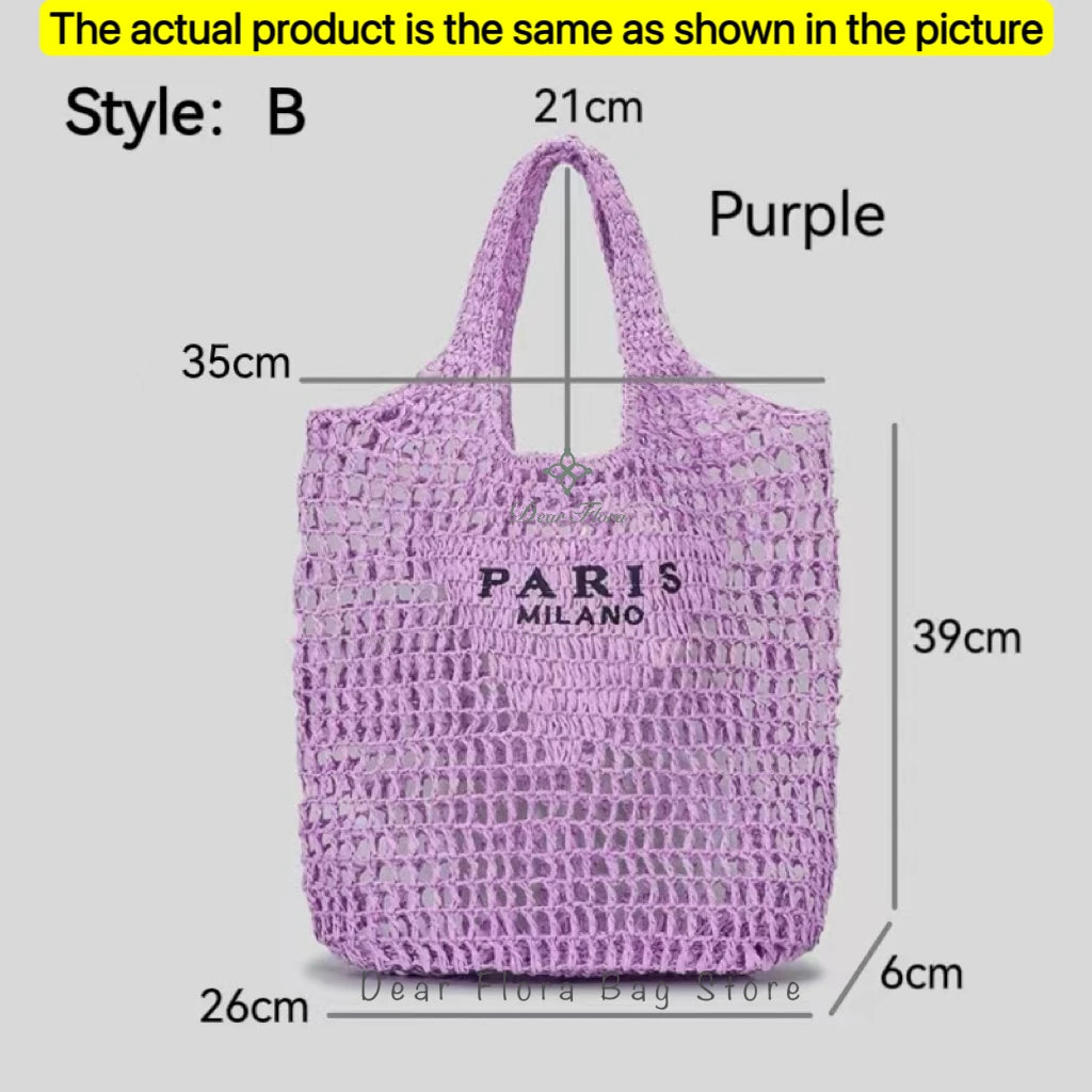 Comillas - Raffia Tote Bag