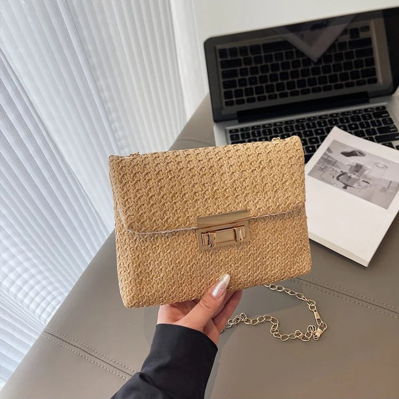 Villasimius - Straw Crossbody Bag