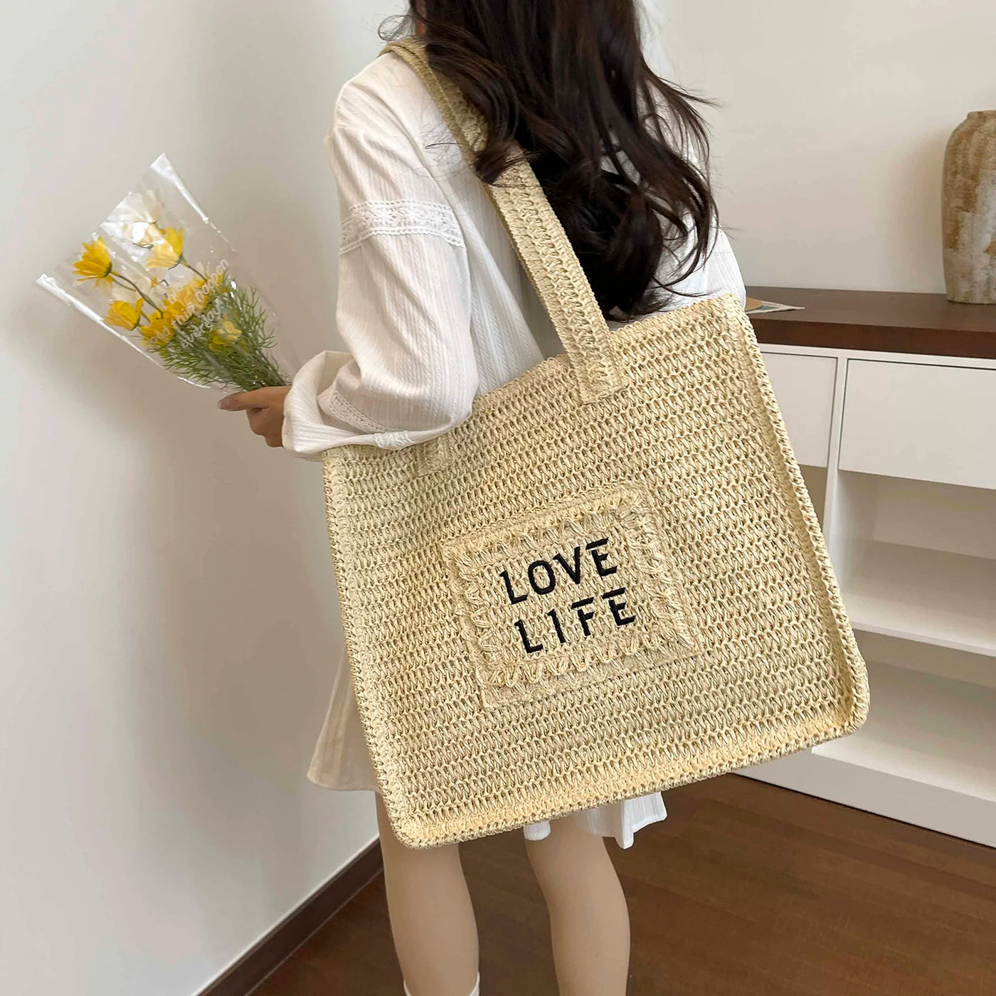 Ciutadella - Straw Beach Tote