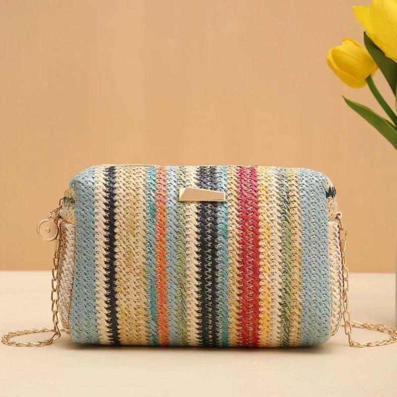 Lagos - Rattan Crossbody Bag