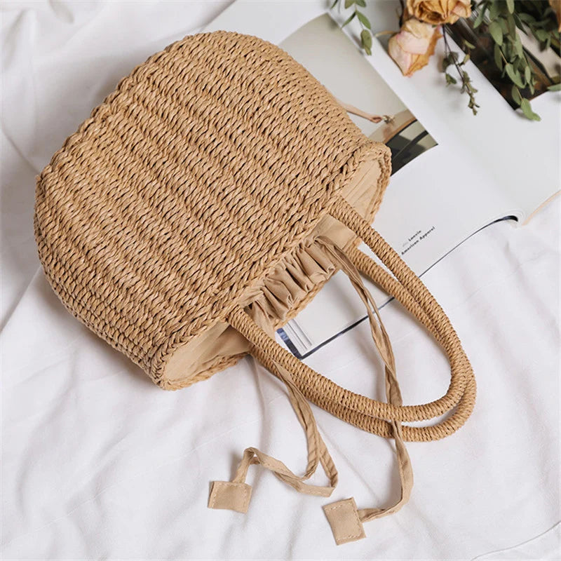 Zadar - Straw Bucket Bag