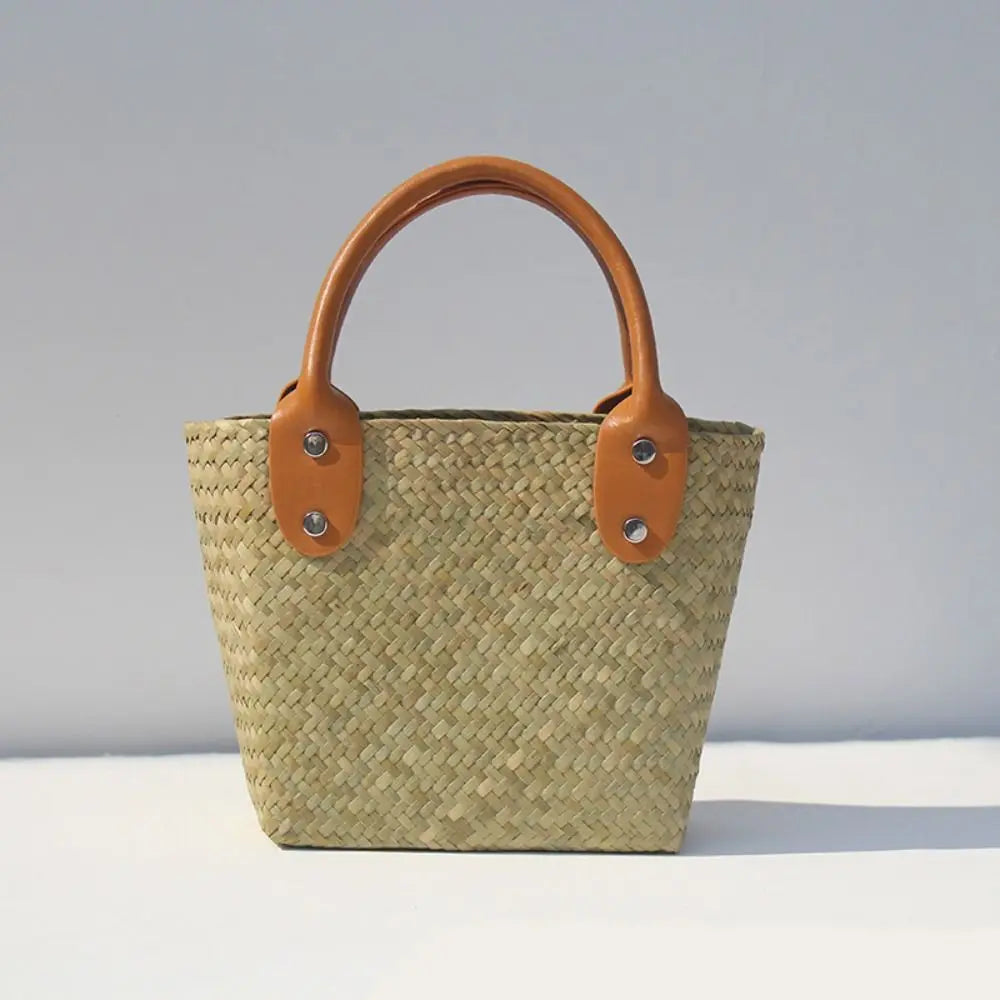 Begur - Rattan Bucket Bag