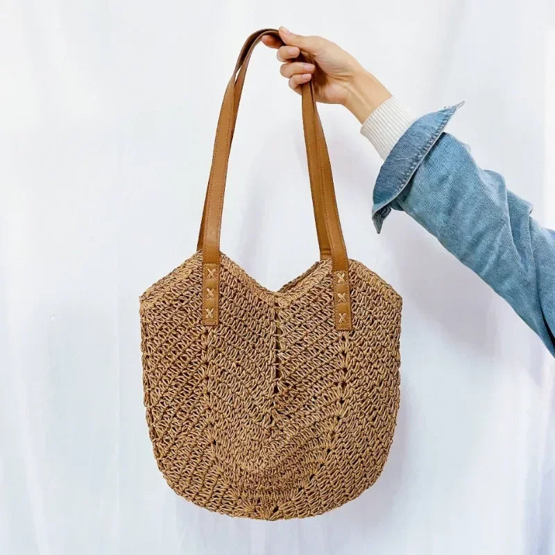 Zarautz - Raffia Bucket Bag