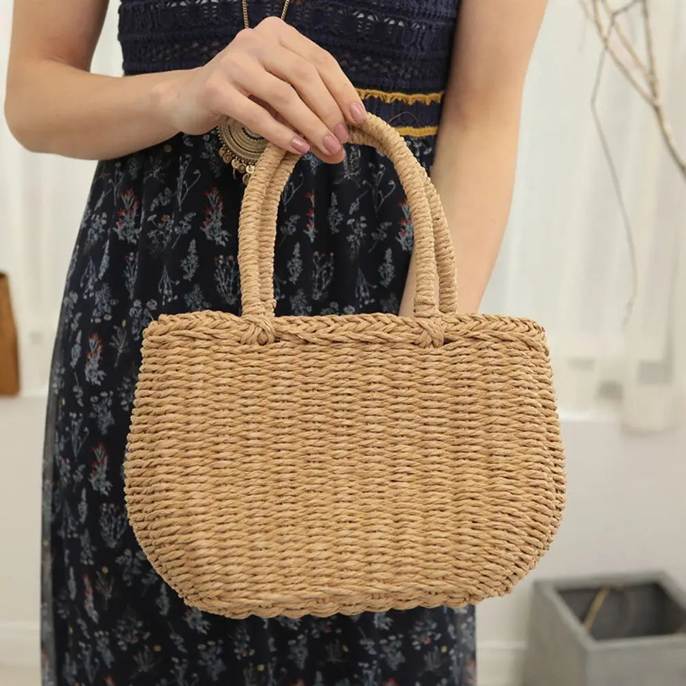 Zadar - Straw Bucket Bag