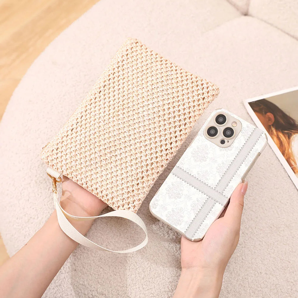 Ramatuelle - Straw Clutch