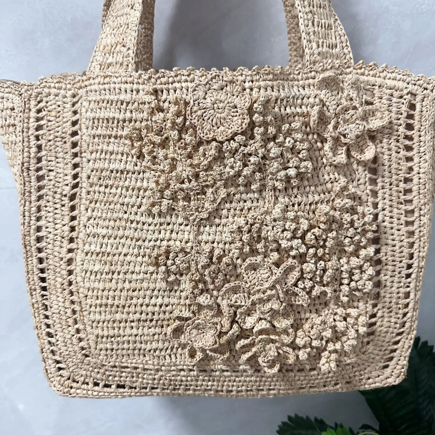 Lefkada - Raffia Tote Bag