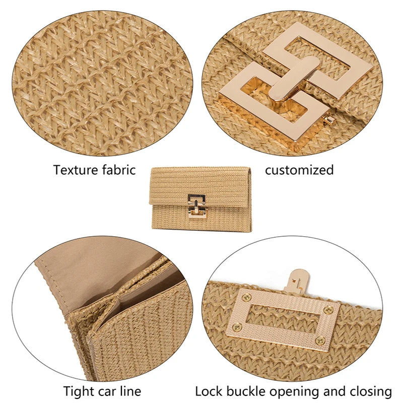 Gaeta - Straw Clutch