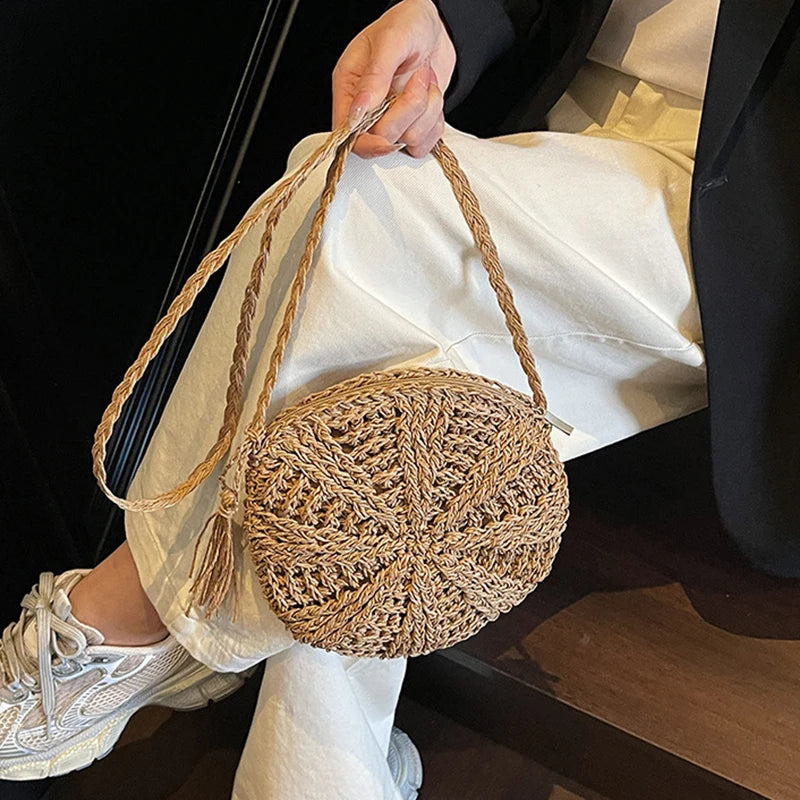 Fiskardo - Rattan Crossbody Bag