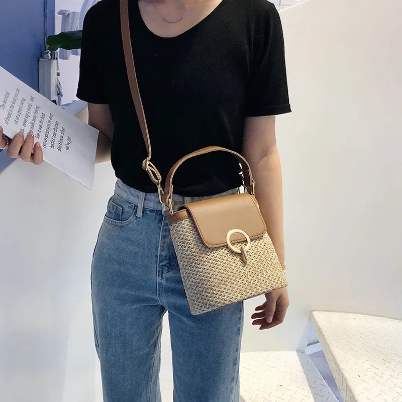 Caprera - Rattan Crossbody Bag