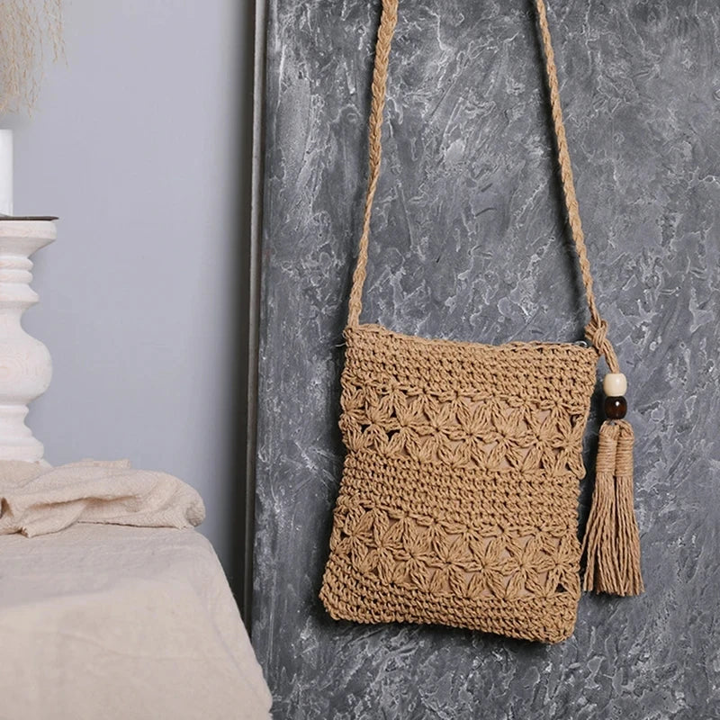 Getaria - Straw Crossbody Bag