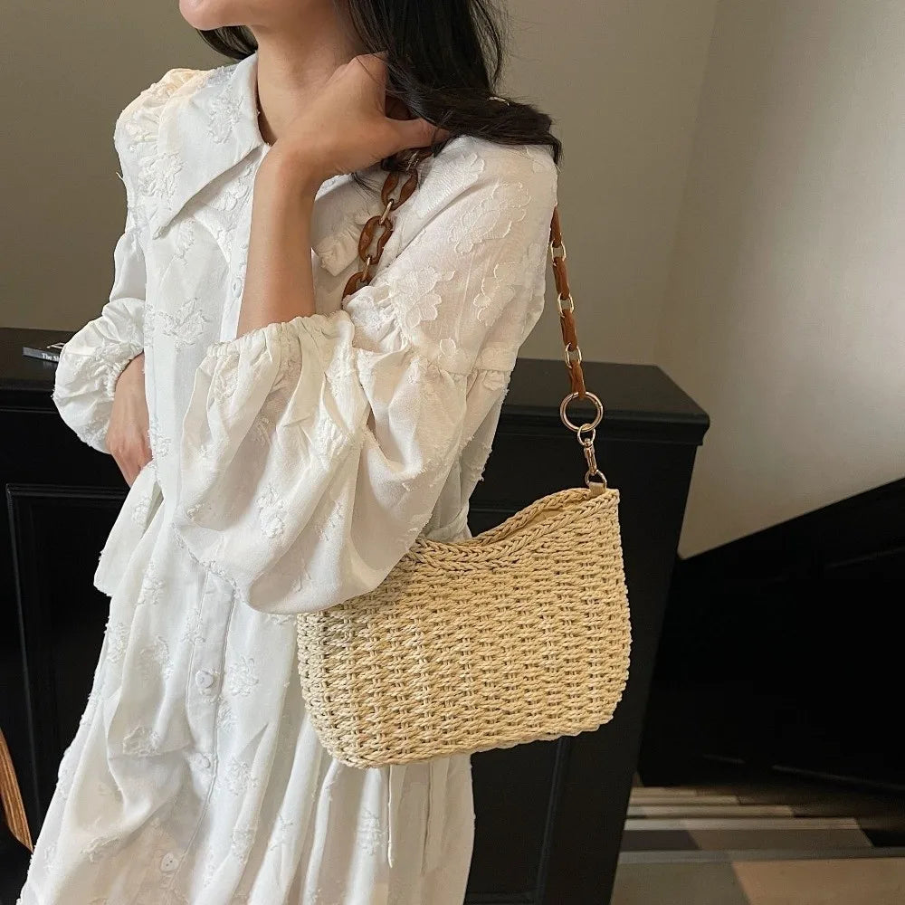 Paxos - Straw Beach Tote