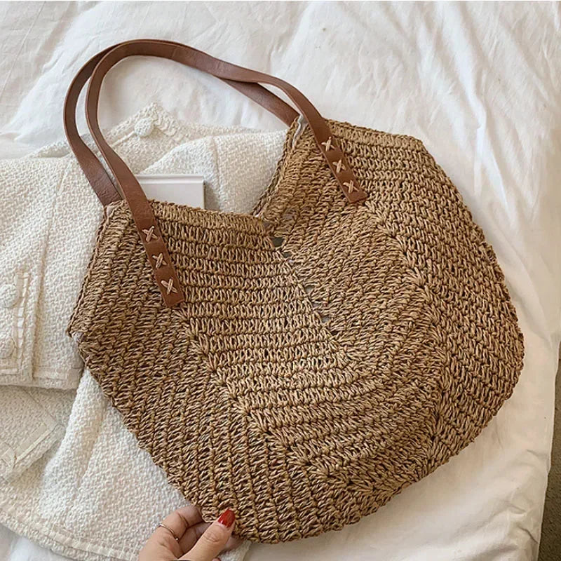 Zarautz - Raffia Bucket Bag