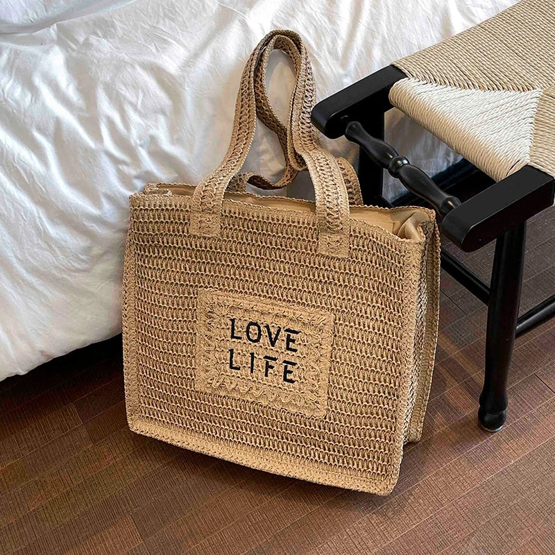 Ciutadella - Straw Beach Tote