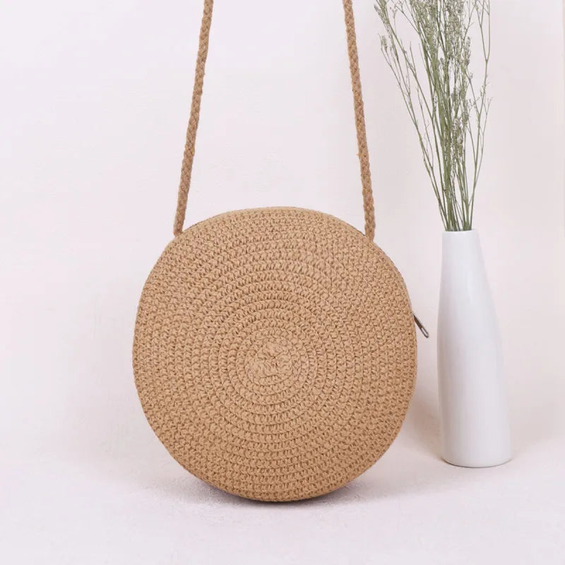 Portovesme - Straw Crossbody Bag