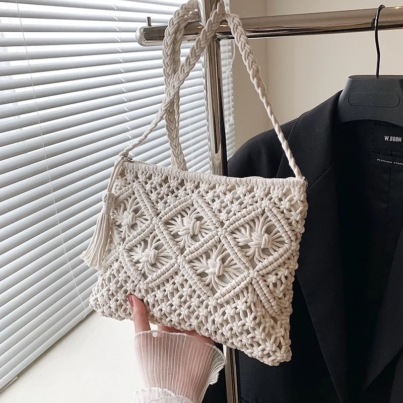 Grimaud - Straw Crossbody Bag