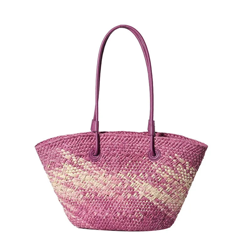 Pizzo - Straw Bucket Bag