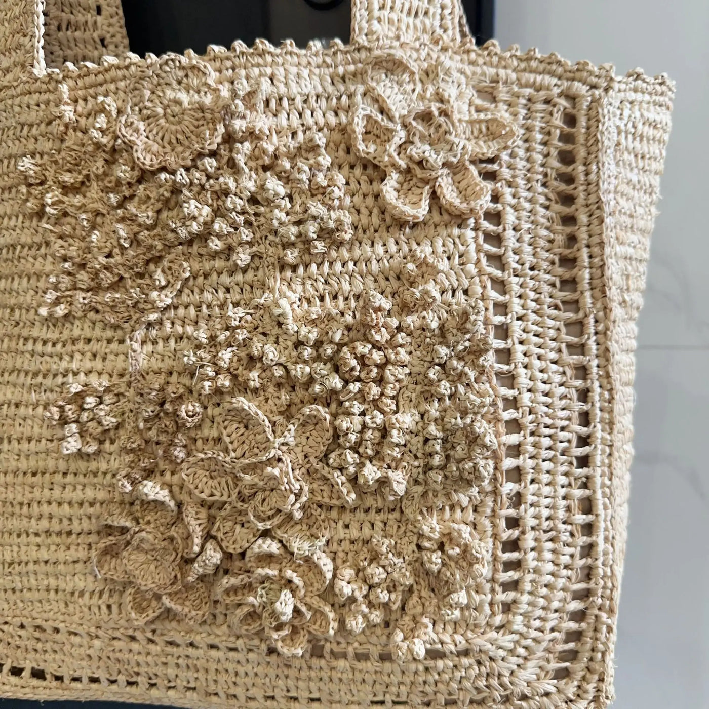 Lefkada - Raffia Tote Bag