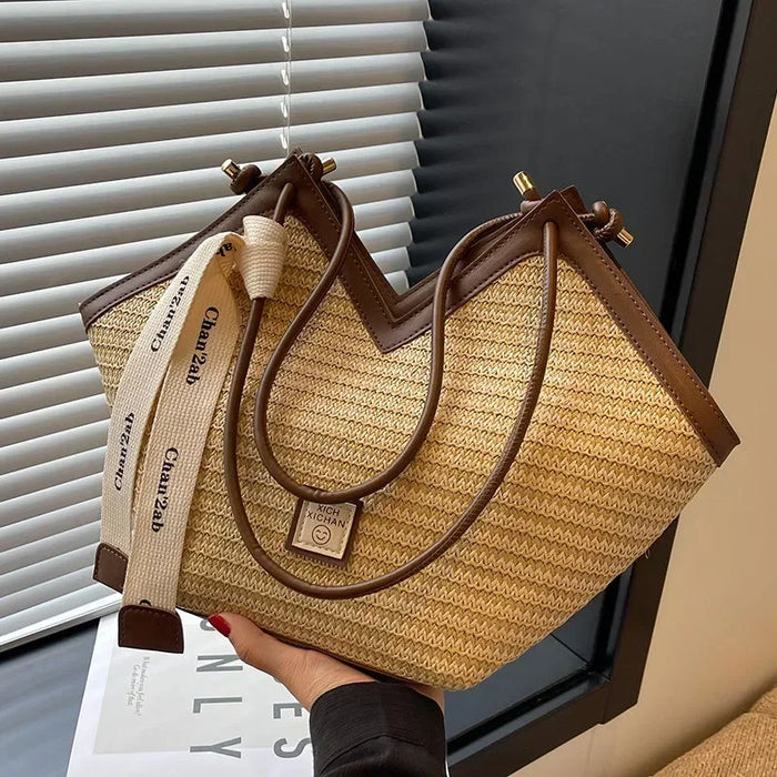 Pylos - Straw Bucket Bag