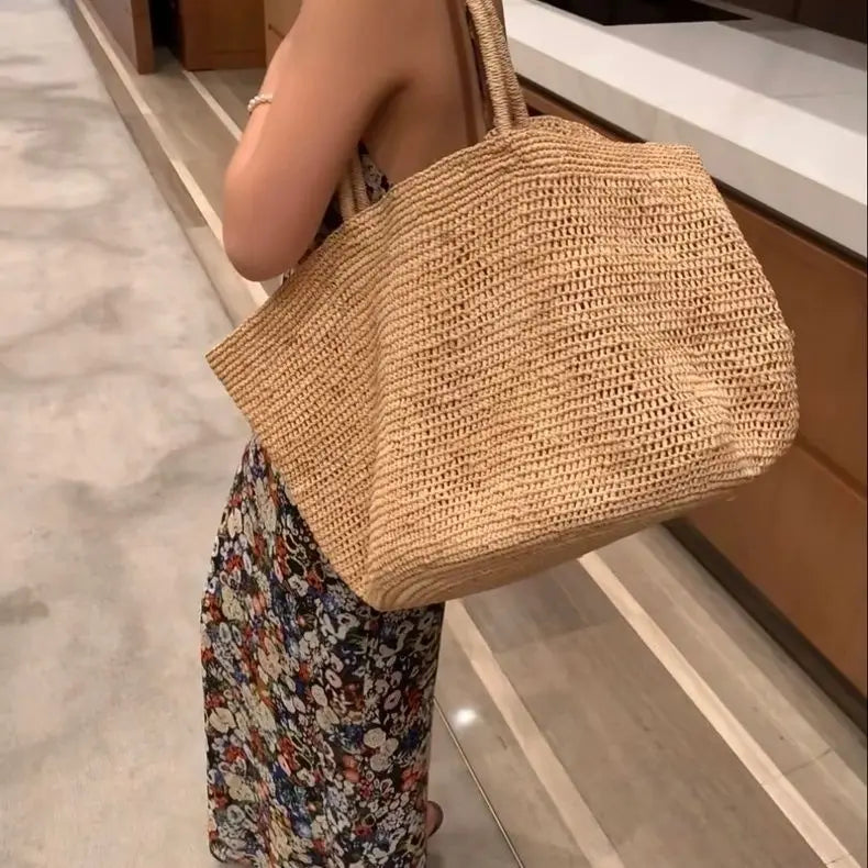 Sanary - Raffia Tote Bag