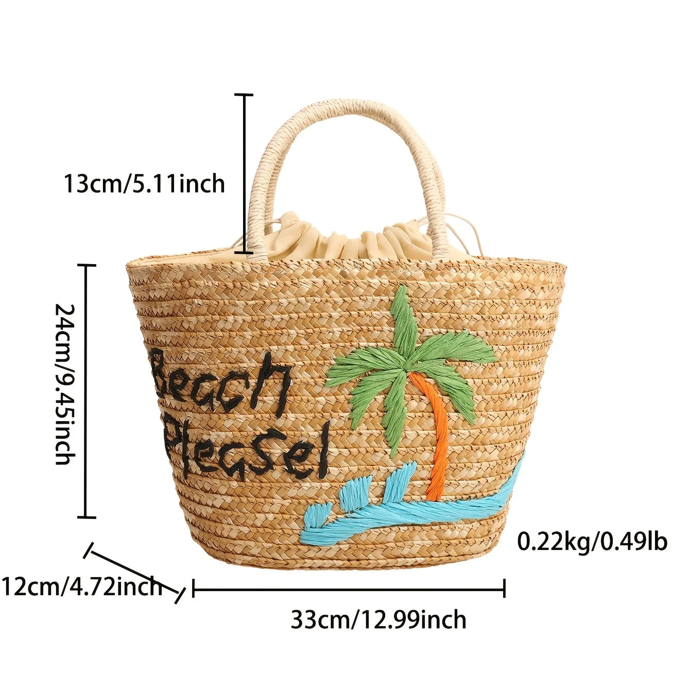 Bonifacio - Straw Tote Bag