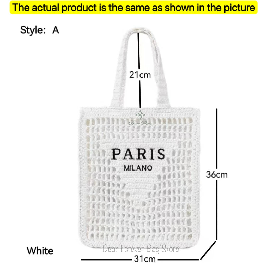 Comillas - Raffia Tote Bag