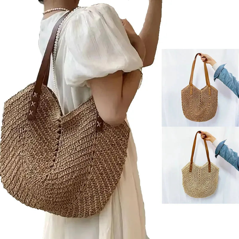 Zarautz - Raffia Bucket Bag