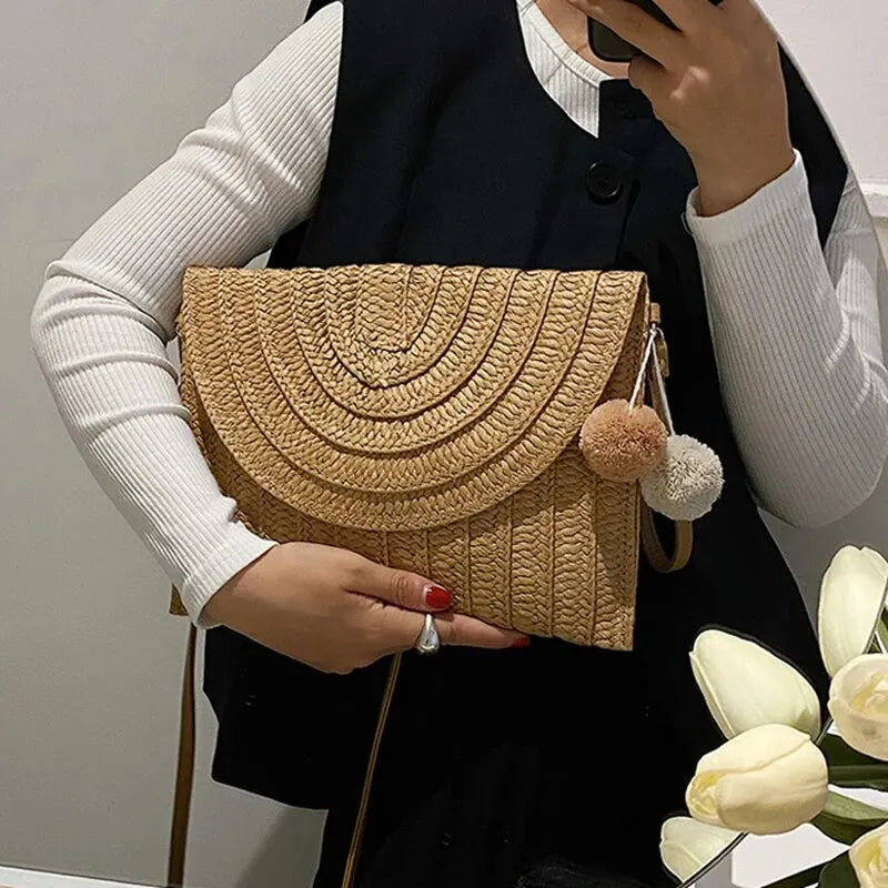 Skiathos - Straw Clutch