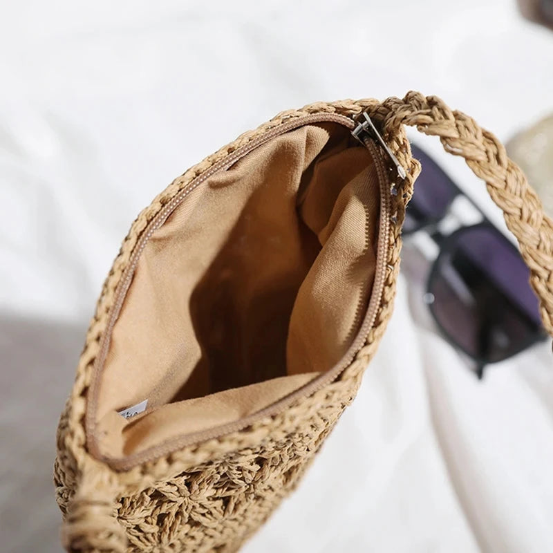 Getaria - Straw Crossbody Bag