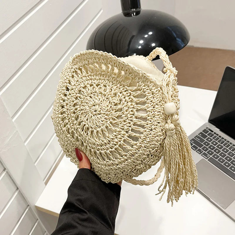 Nazare - Straw Crossbody Bag