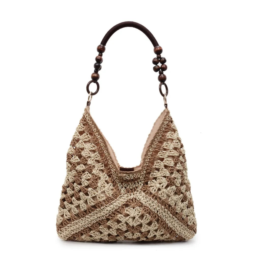 Chia - Straw Bucket Bag