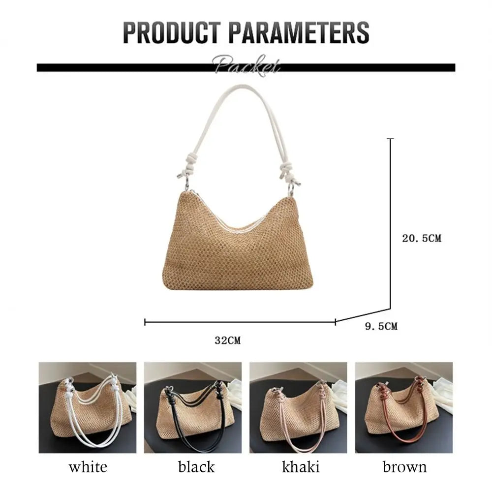 Lindos - Rattan Shoulder Bag