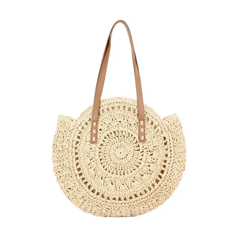 Ston - Round Raffia Bag